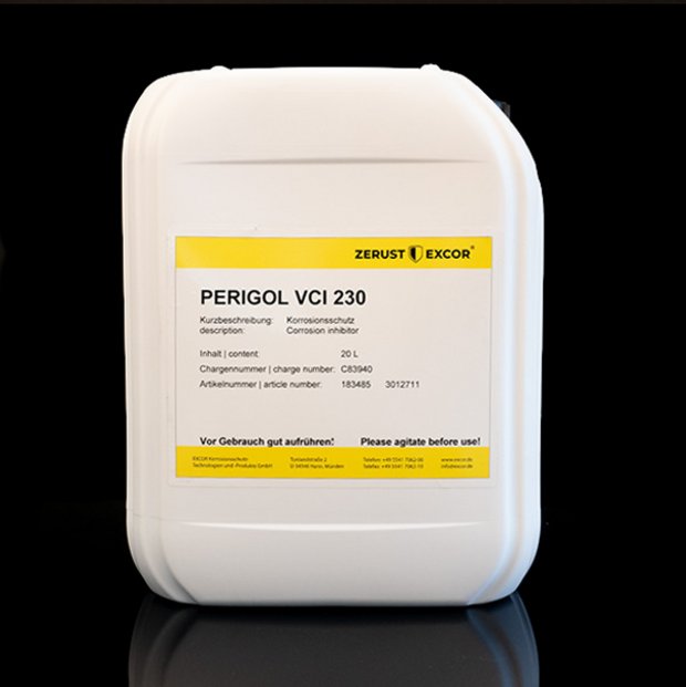 Bidón con aceite anticorrosivo PERIGOL VCI 230